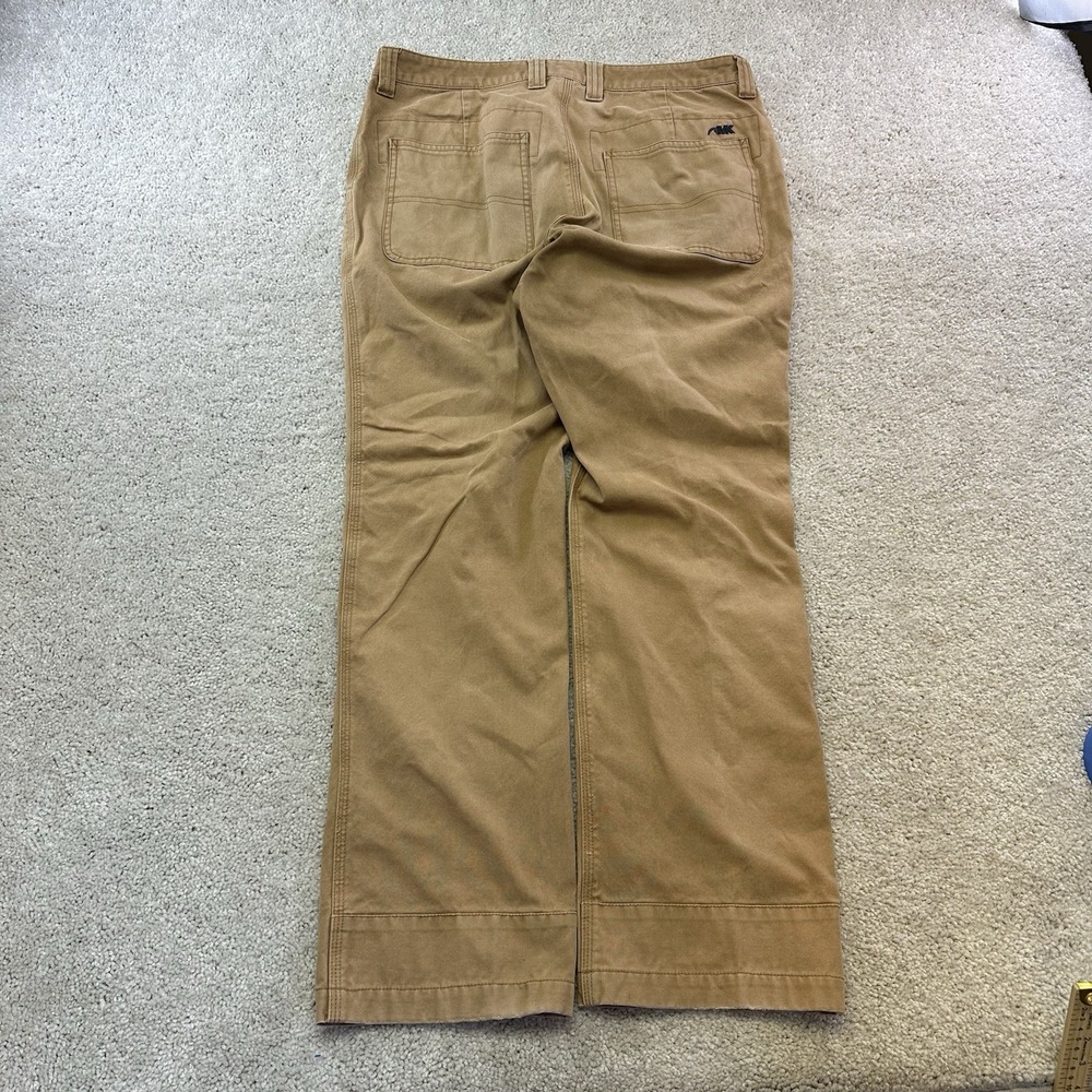 Mountain Khakis Canvas Double Knee Alpine Utility Pant Men's 35x32 Tan Relaxed